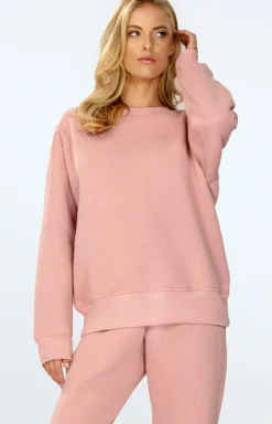 DKaren Moda|Bielizna Homewear - Kopet dreowy daki pudrowy róż Rehea