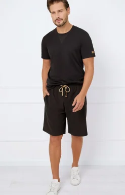 Męskie Italian Fashion Piżamy Męskie - Kopet ęki z krótki rękawe i podenkai Bono