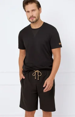 Męskie Italian Fashion Piżamy Męskie - Kopet ęki z krótki rękawe i podenkai Bono