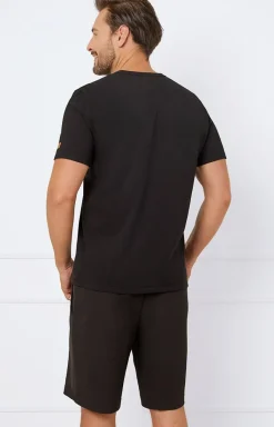 Męskie Italian Fashion Piżamy Męskie - Kopet ęki z krótki rękawe i podenkai Bono