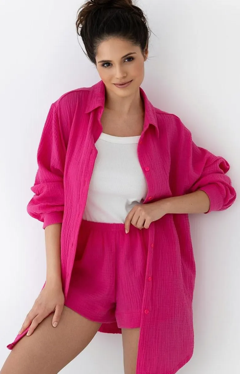 Komplet muślinowy damski Magenta