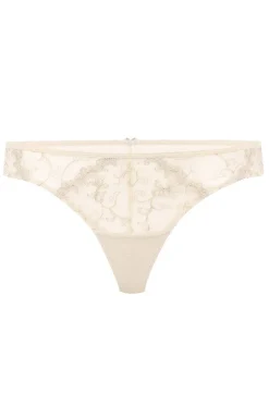 Koronkowe stringi damskie ecru Romance LV-ST20