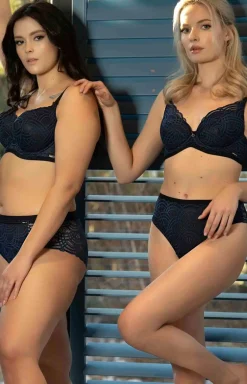 Koronkowy biustonosz push-up Debora