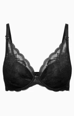 Koronkowy biustonosz push-up czarny Vika 1200