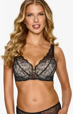Koronkowy biustonosz push-up 2605