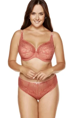 Gorteks Biustonosze Semi-Soft - Koronkowy biustonosz półusztywniany Bisou B3