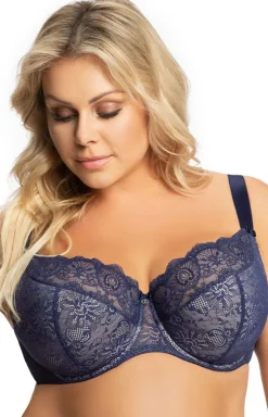 Koronkowy biustonosz semi-soft półusztywniany K357 Blanca