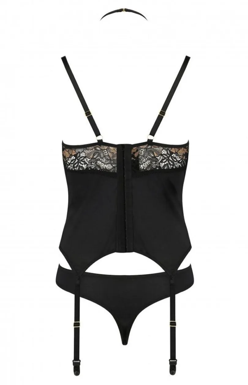 Casmir Body|Gorsety - Koronkowy komplet gorset i stringi Divine