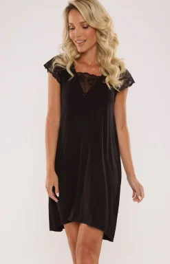 Koszula damska plus size Fanny 340 w kolorze czarnym
