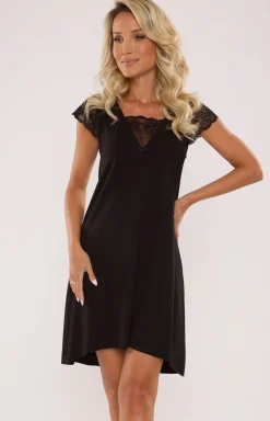 Koszula damska plus size Fanny 340 w kolorze czarnym