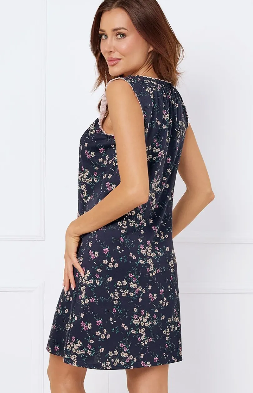 Damskie Italian Fashion Koszula Nocna Na Ramiączkach|Koszule Nocne Damskie - Kozua nocna daka na zerokie raiączko Ai