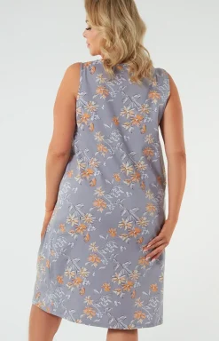 Damskie Italian Fashion Koszule Nocne Damskie|Koszule Nocne - Koszua nocna daska na szerokie raiączko Nidri
