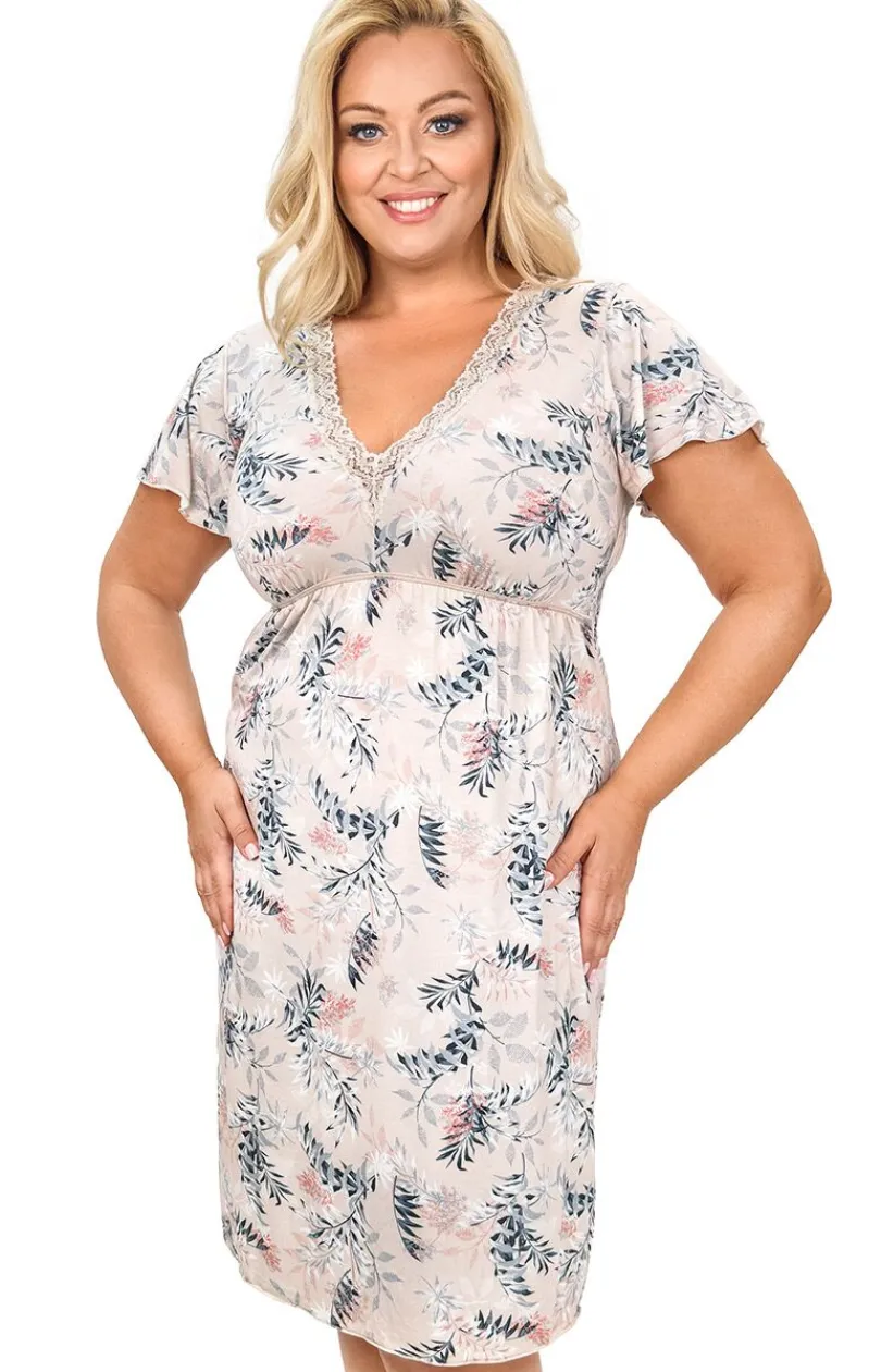 Damskie Donna Koszule Nocne|Koszule Nocne Damskie - Koszula nocna damska plus size Goya
