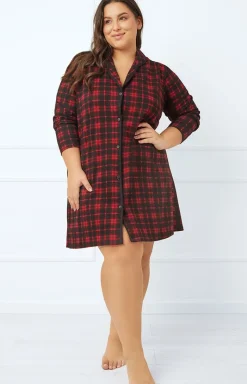 Damskie Italian Fashion Koszule Nocne Damskie|Koszula Nocna Rozpinana - Kozua nocna daka z długi rękawe Nicoa
