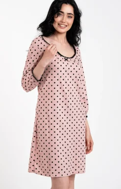 Damskie Italian Fashion Koszule Nocne Damskie|Koszule Nocne - Kozula nocna damka z rękawem 3/4 Margo