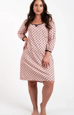 Damskie Italian Fashion Koszule Nocne Damskie|Koszule Nocne - Kozula nocna damka z rękawem 3/4 Margo