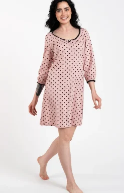 Damskie Italian Fashion Koszule Nocne Damskie|Koszule Nocne - Kozula nocna damka z rękawem 3/4 Margo