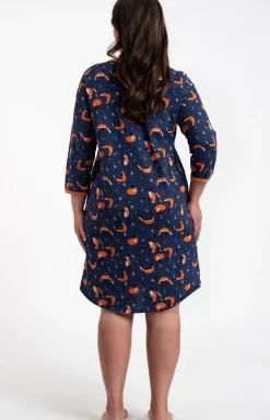 Damskie Italian Fashion Koszule Nocne Damskie|Koszule Nocne - Kozula nocna daka z rękawe 3/4 Wailla