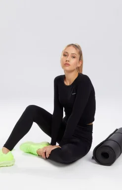 Koszulka Rashguard czarna z długim rękawem Adapt
