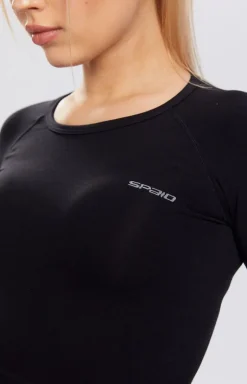 Koszulka Rashguard czarna z długim rękawem Adapt