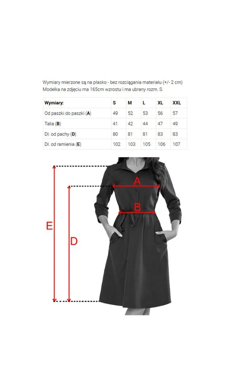 Numoco Moda - Kozulowa ukienka zizjerka z pakie 286-8 ANDY