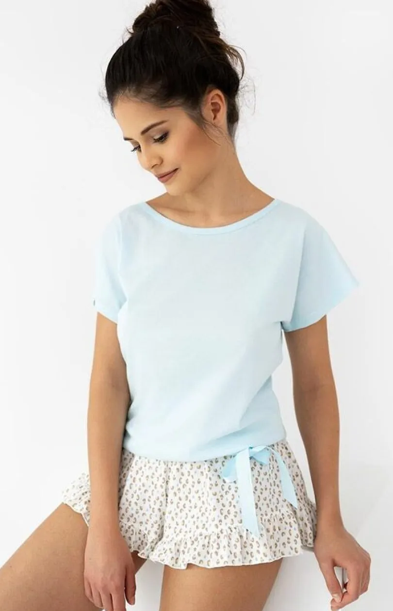 Damskie SENSIS Bielizna Plus Size|Piżamy Damskie Krótkie - Krótka piżaa daka Areta
