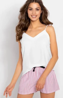Damskie Momenti per me Piżamy Damskie|Piżamy - Krótka piżaa daka dwuczęściowa Ariana