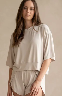 Damskie DKaren Piżamy Damskie Krótkie|Bielizna Homewear - Krótka piżaa daka tkanina babuowa DK-K-B19