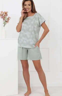 Damskie Italian Fashion Piżamy Damskie Krótkie|Piżamy Damskie - Krótka piżaa daka iętowa Kaina