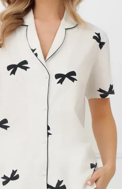 Damskie Italian Fashion Piżamy Damskie Krótkie|Piżamy Damskie - Krótka piżaa daka rozpinana Fiocca