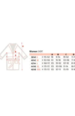 Damskie L&L Szlafroki I Peniuary|Szlafroki Damskie - Krótki zafrok daki z kapture 2401 Geo