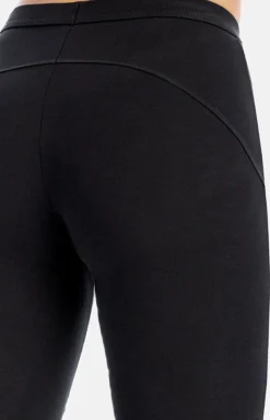 Damskie Teyli Legginsy|Legginsy Damskie - egginy bawełniane dakie czarne Konni