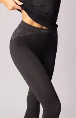 Legginsy damskie czarno-szare Breeze