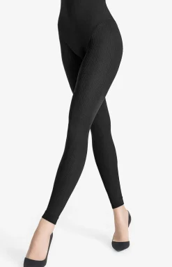 Legginsy damskie z wewnętrzną warstwą polarową 664 Fleece 200 DEN