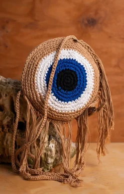 Mała pleciona torebka damska w stylu boho Izzy tr24183-1