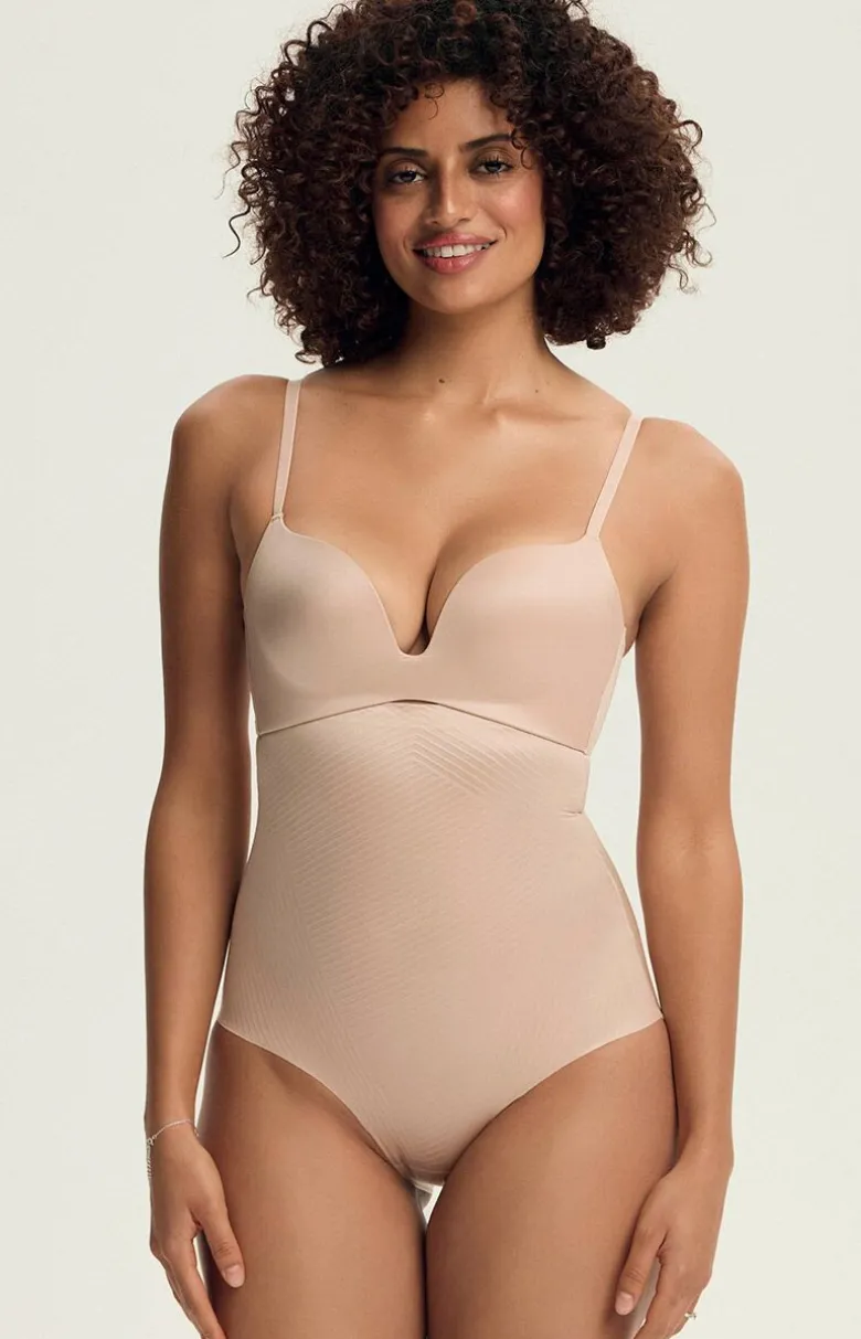 Majtki damskie modelujące beżowe Shapy 43918-80X