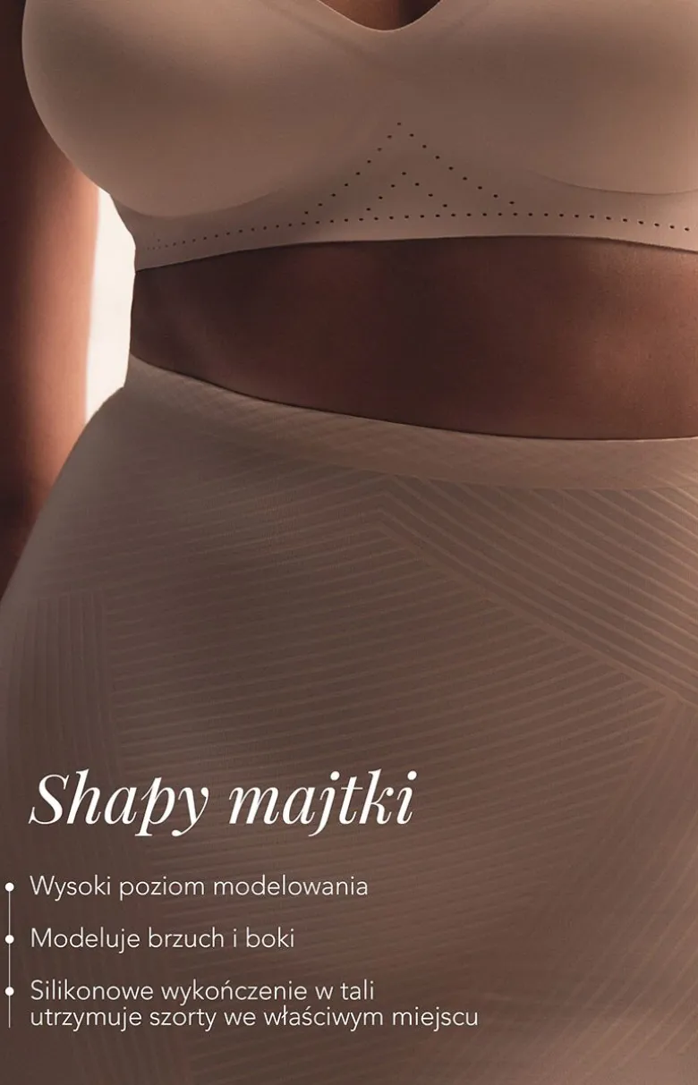 Majtki damskie modelujące beżowe Shapy 43918-80X