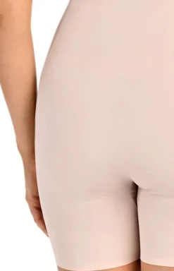 Damskie Teyli Majtki Z Nogawkami|Panty Damskie - Majtki modelujące z wysokim stanem Aida beżowe 7149