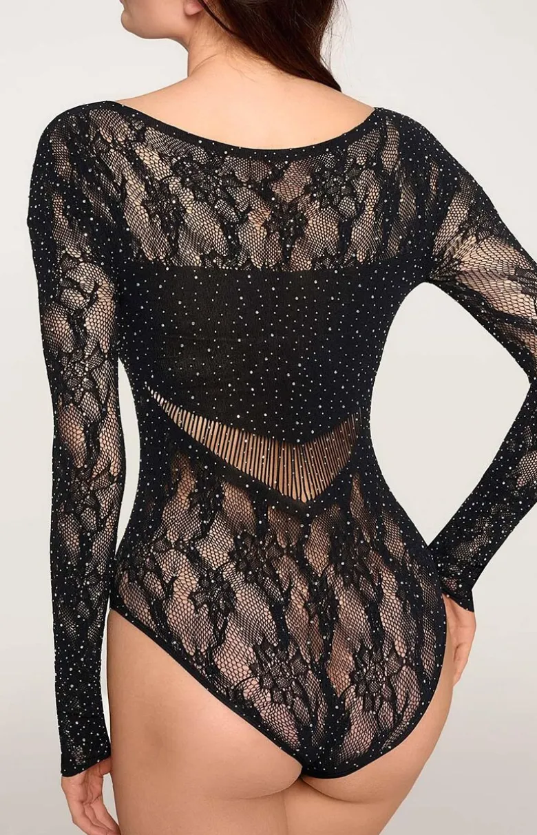 Marilyn body damskie elastyczne z kryształkami Lassie Hot Poupee