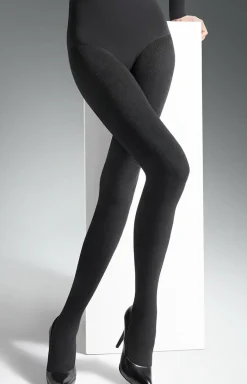 Marilyn Rajstopy - czarne rajstopy bawełniane z frotą Arctica 50 DEN