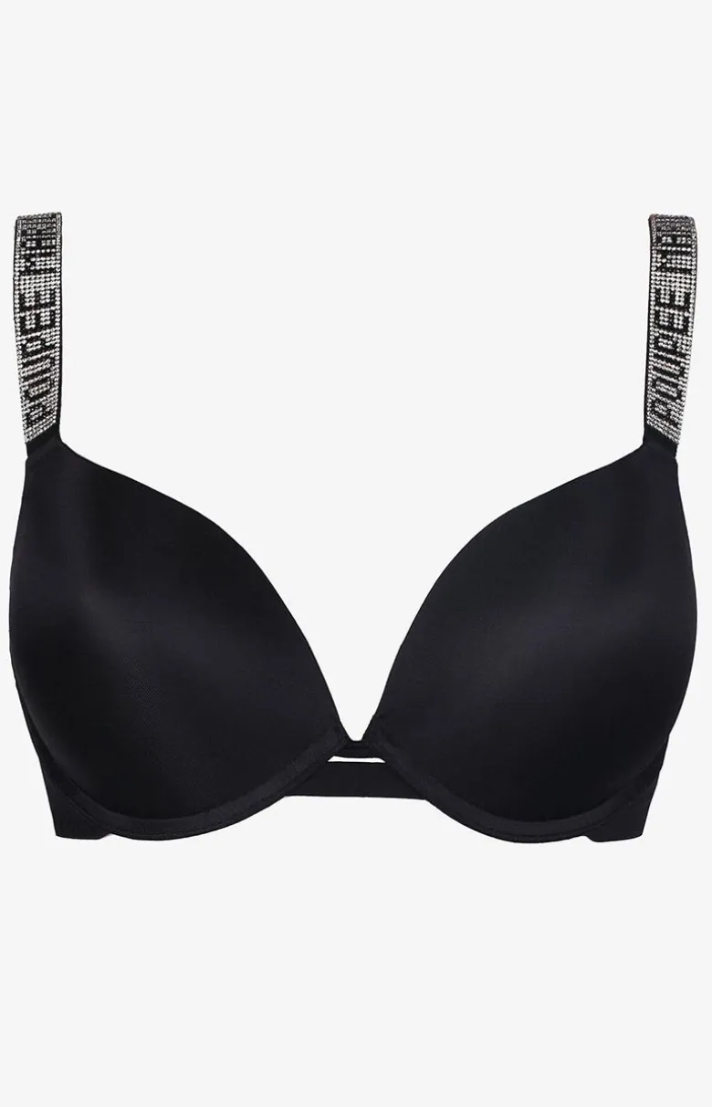 Marilyn czarny biustonosz push-up Mon Bijou Secret