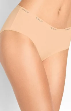 Damskie Marilyn Figi, Stringi, Panty|Figi Damskie - kayczne figi dakie beżowe Juia