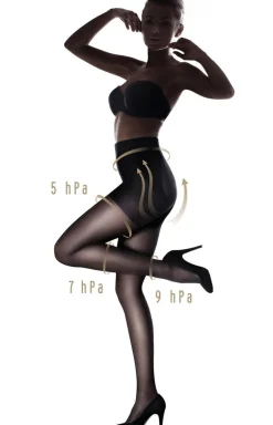 Marilyn modelujące rajstopy damskie czarne 40 DEN Plus Up 40