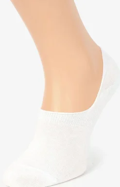Marilyn 2-pack białe stopki męskie z silikonem Men Silicon