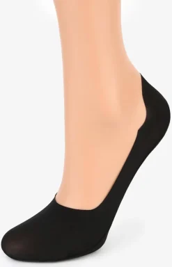 Marilyn 2-pak stopki damskie czarne z silikonem Comfort Classic