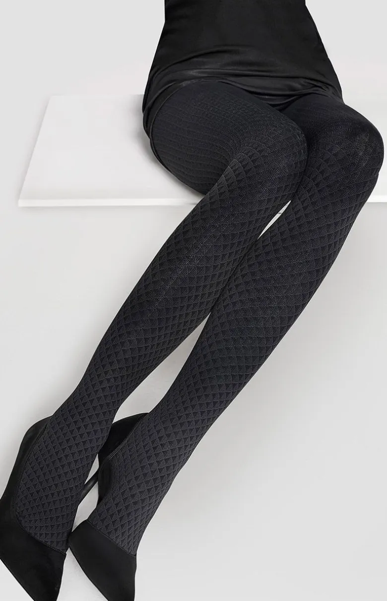 Marilyn rajstopy damskie w geometryczny Natti D11