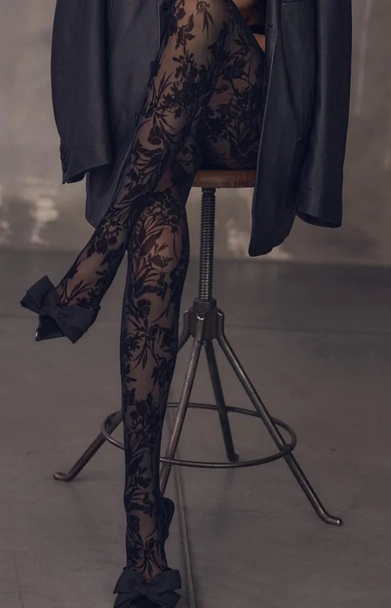 Marilyn rajstopy damskie z tylnym szwem Tiul F19