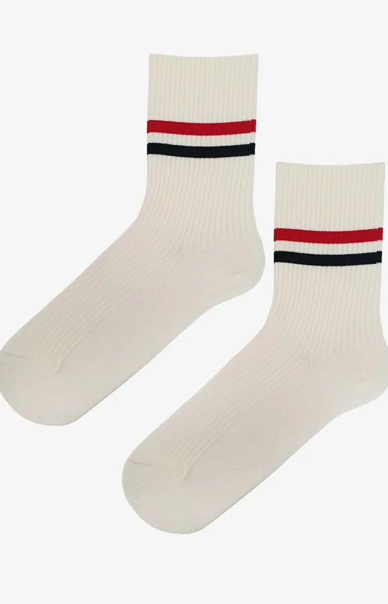 Męskie Marilyn Skarpety Męskie - skarpetki męskie z wiskozą w sportowym stylu czarne Striped Stripe