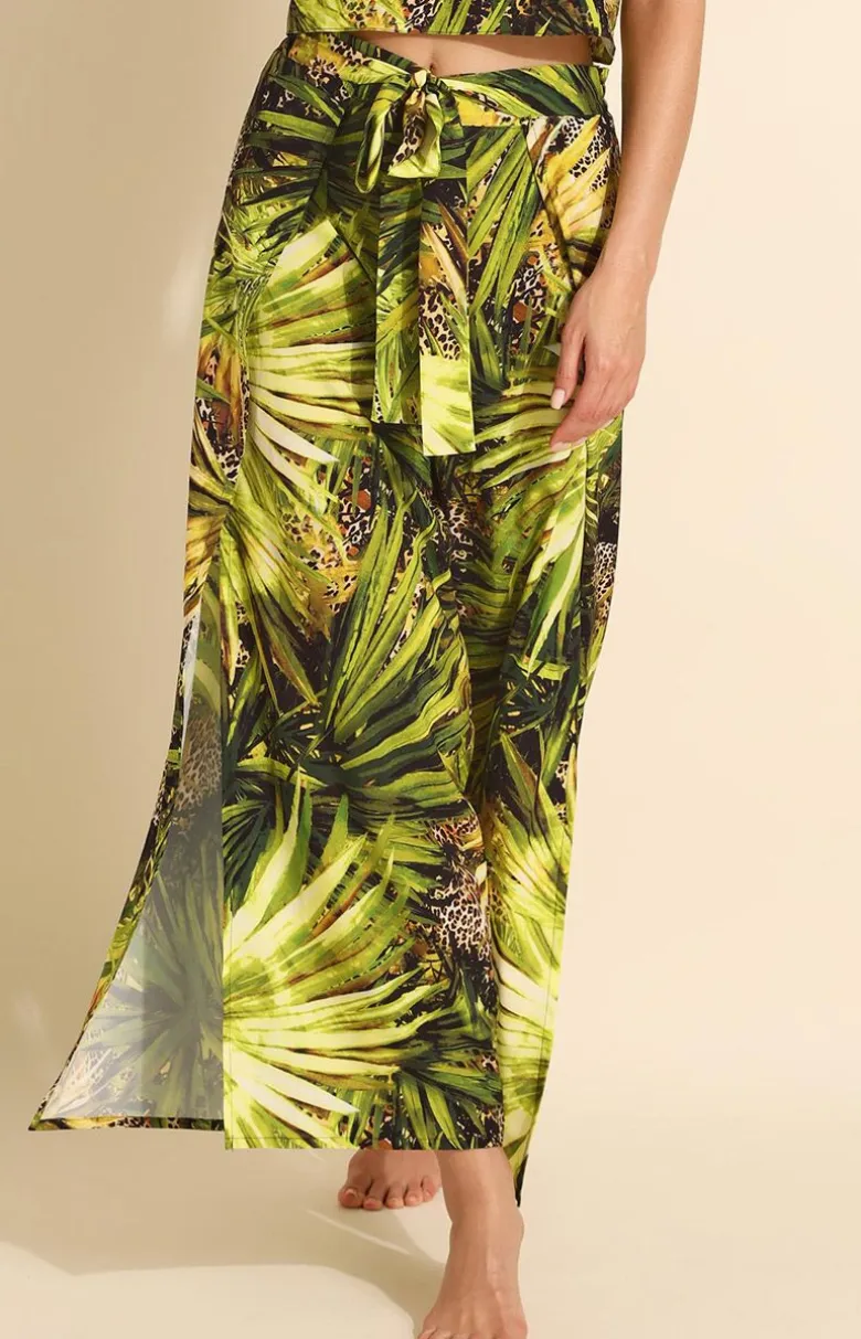 Marilyn top plażowy z tropikalnym nadrukiem Tropical