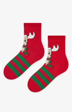 Marilyn świąteczne skarpetki damskie Christmas Moose